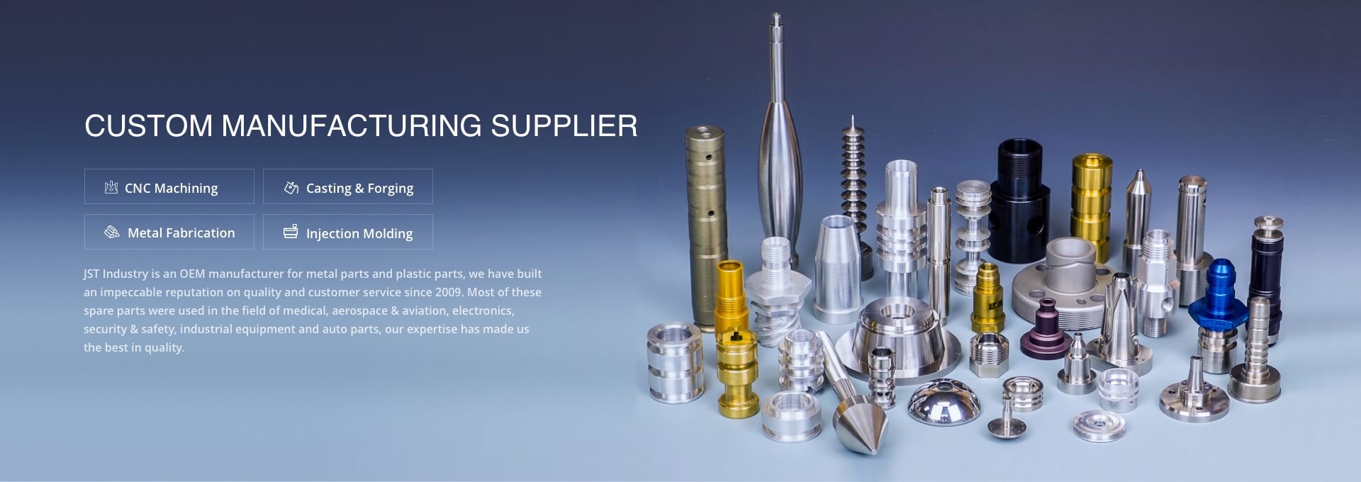 custom cnc manufacturing supplier